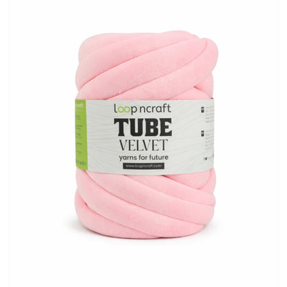 Loop'ncraft Tube Velvet Marshmallow Garn 500 g 15 m