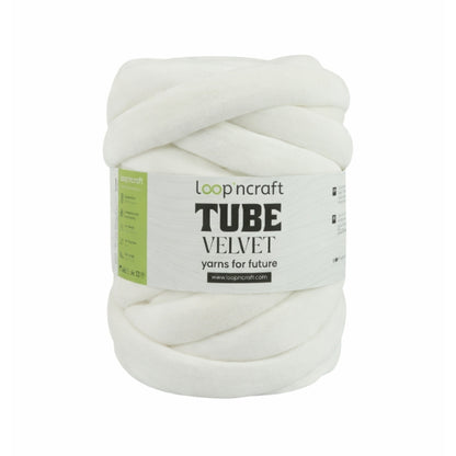 Loop'ncraft Tube Velvet Marshmallow Garn 500 g 15 m