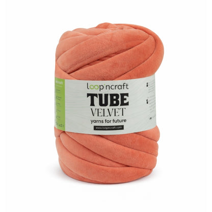Loop'ncraft Tube Velvet Marshmallow Garn 500 g 15 m