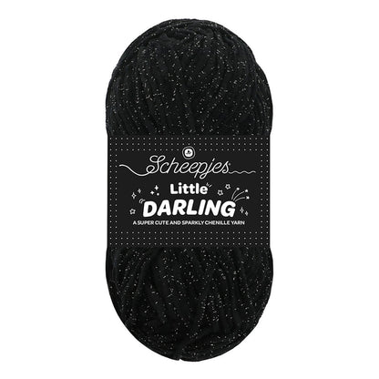 Scheepjes Little Darling Sparkle feines Chenillegarn mit Glitzereffekt