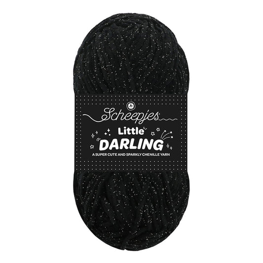 Scheepjes Little Darling Sparkle feines Chenillegarn mit Glitzereffekt