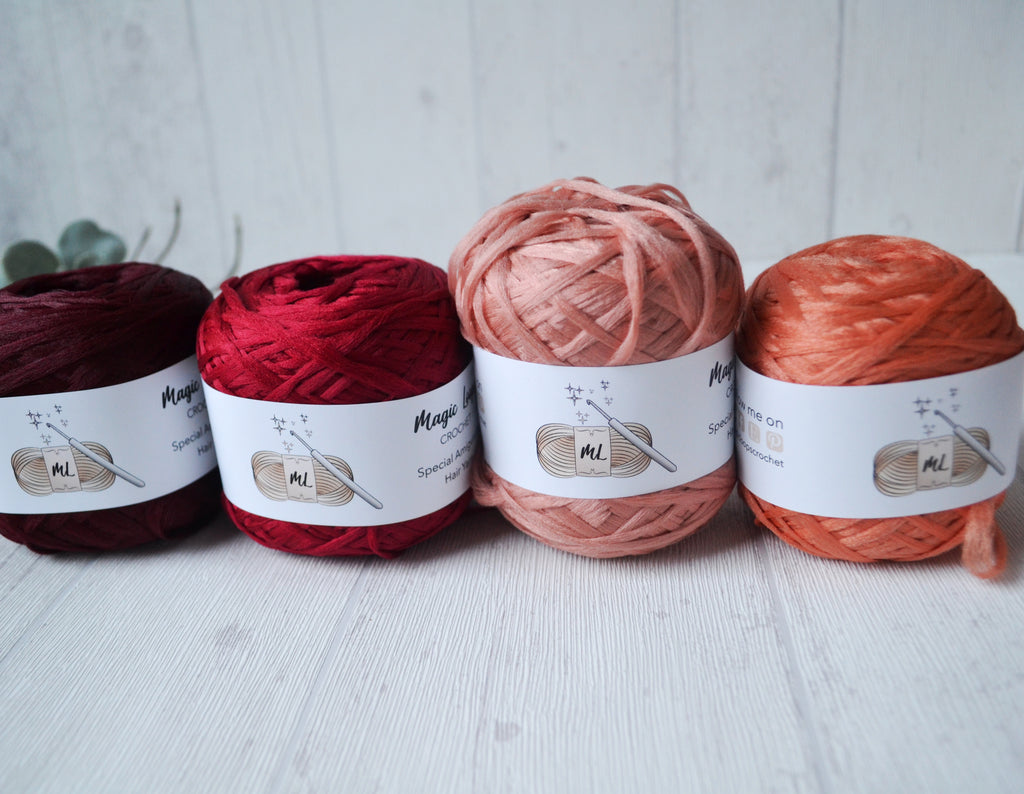 Magic Loops Amigurumi Haare
