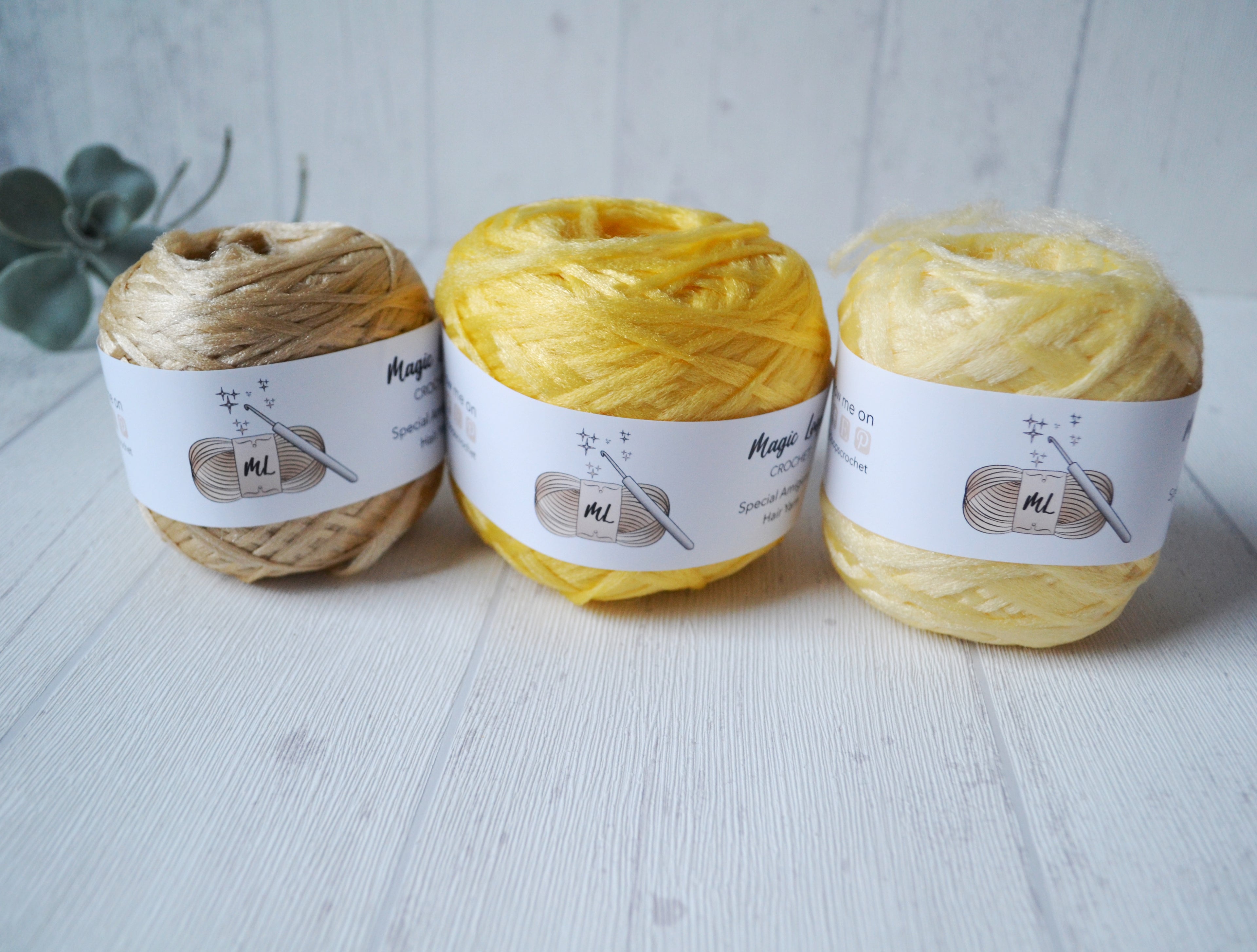 Magic Loops Amigurumi Haare