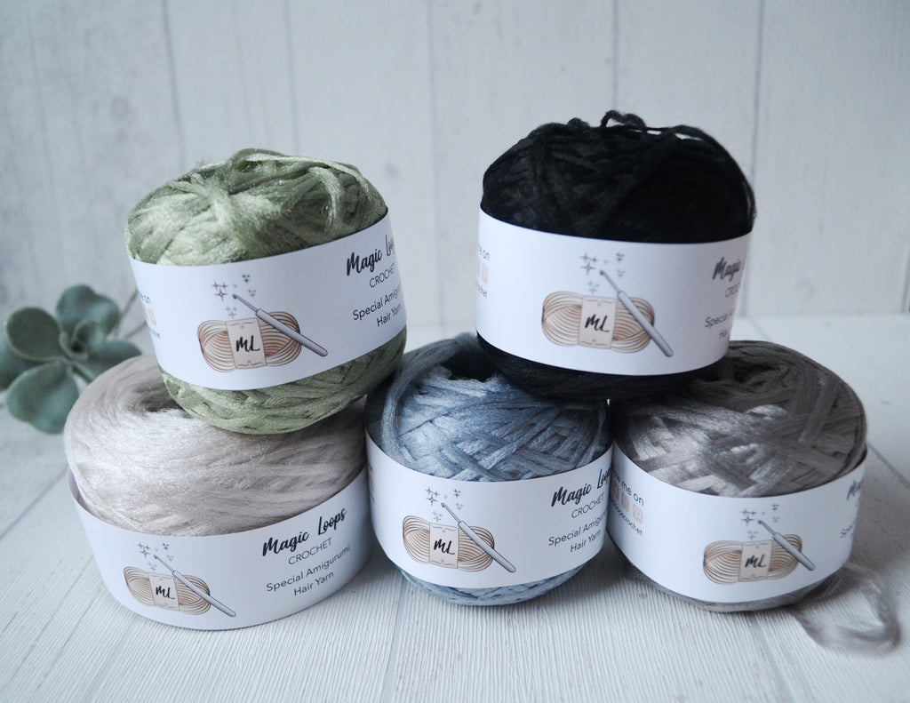 Magic Loops Amigurumi Haare