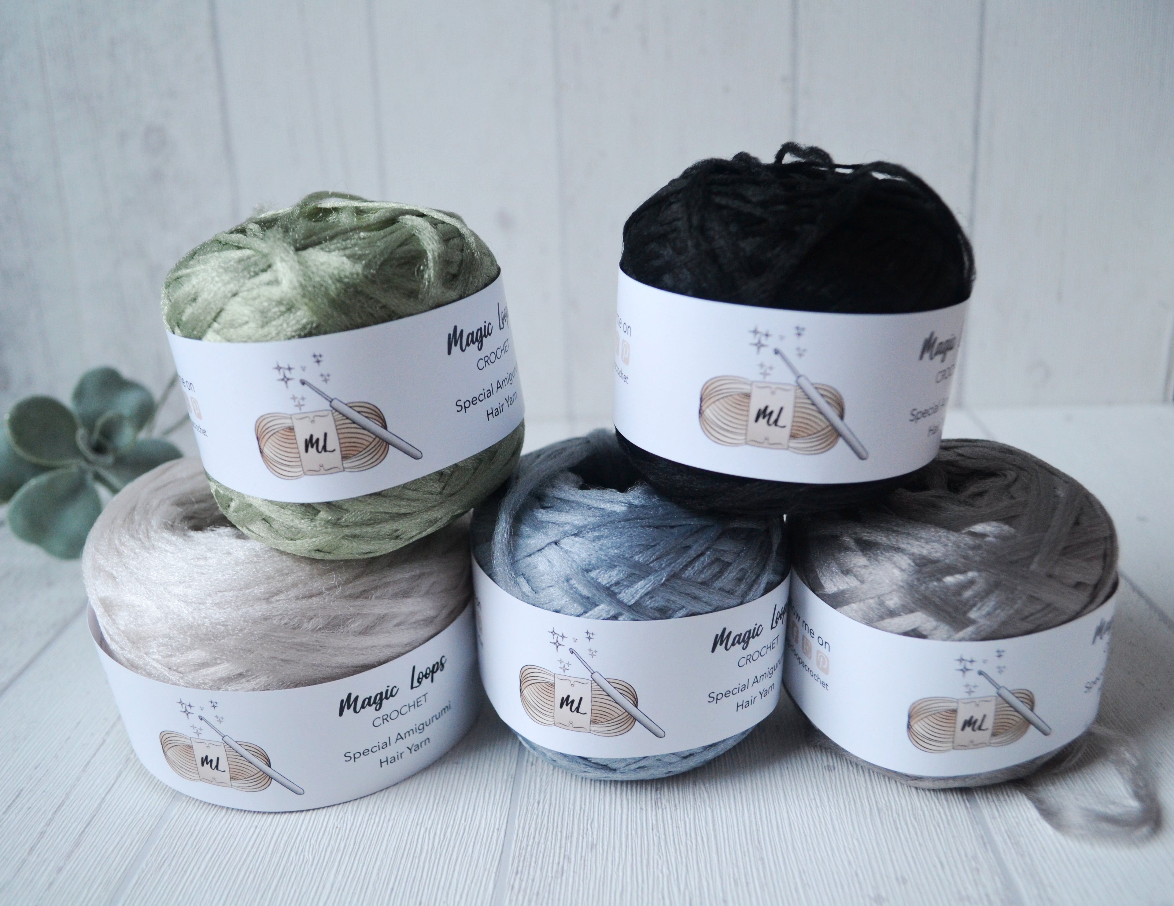 Magic Loops Amigurumi Haare