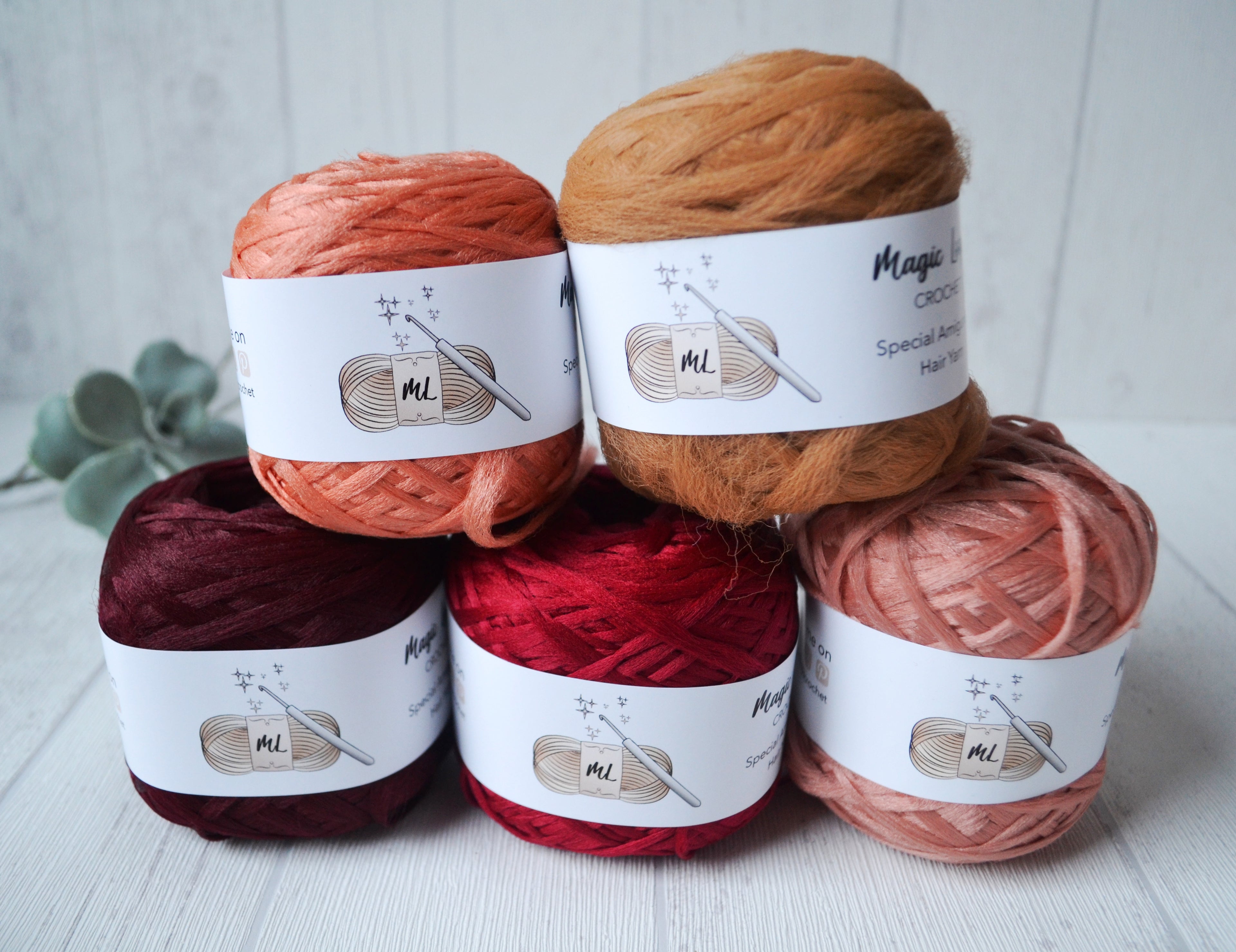 Magic Loops Amigurumi Haare