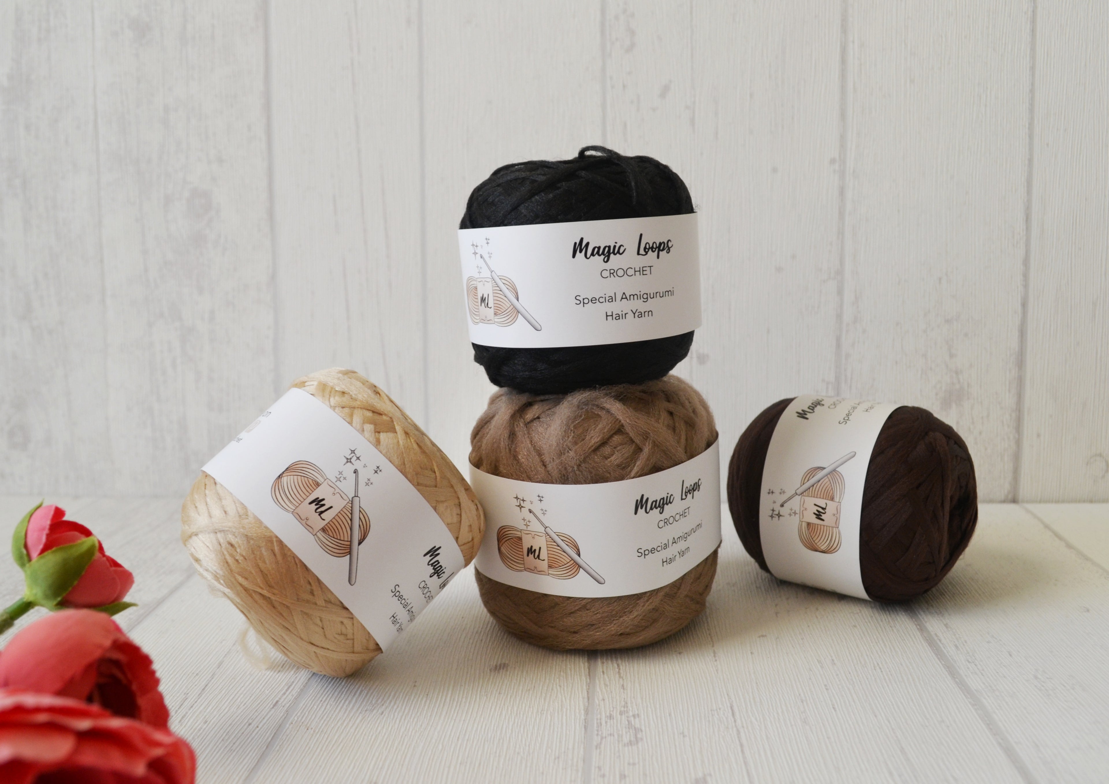 Magic Loops Amigurumi Haare